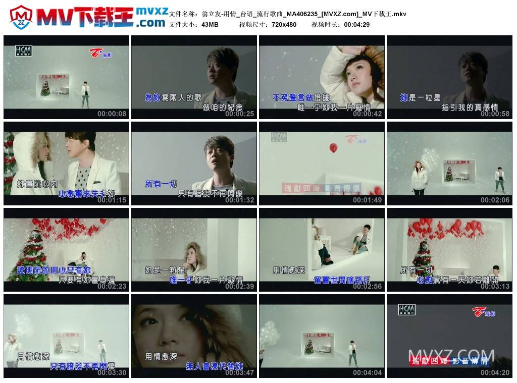 翁立友-用情_台语_流行歌曲_MA406235